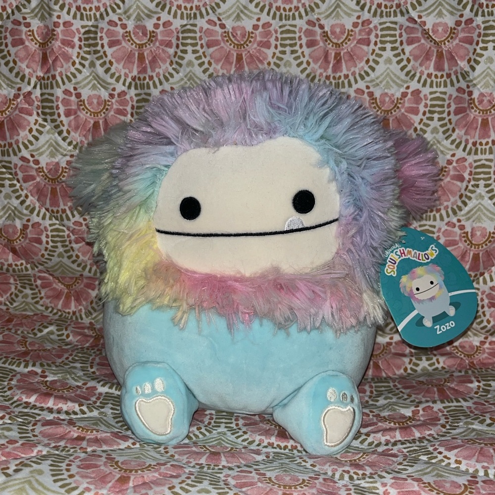 Zozo Squishmallow - 8” Blue Bigfoot Squishmallow Plush